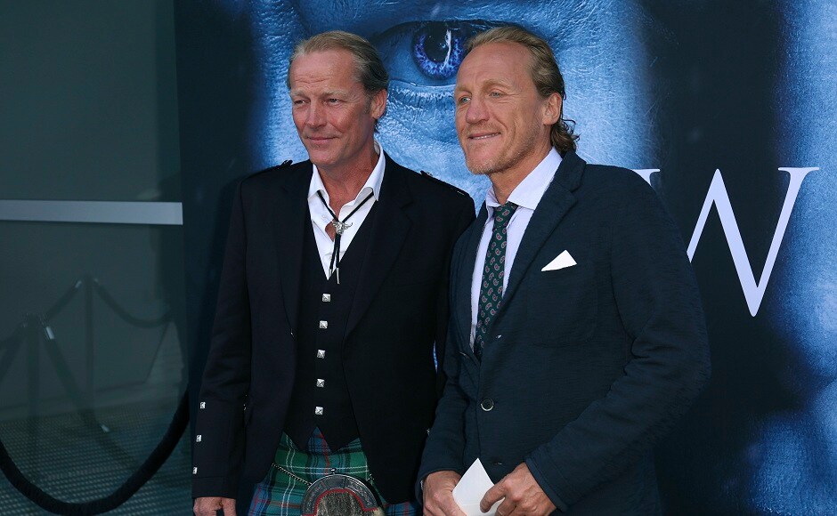 Iain Glen, left, and Jerome Flynn. Photo by AP Iain Glen, left, and Jerome Flynn. Photo by AP